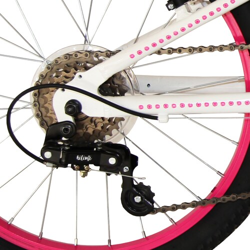 Bicicleta BENOTTO Montaña KILIMI R20 Aluminio 6V.  Blanco Aperlado/Rosa Aperlado Niña