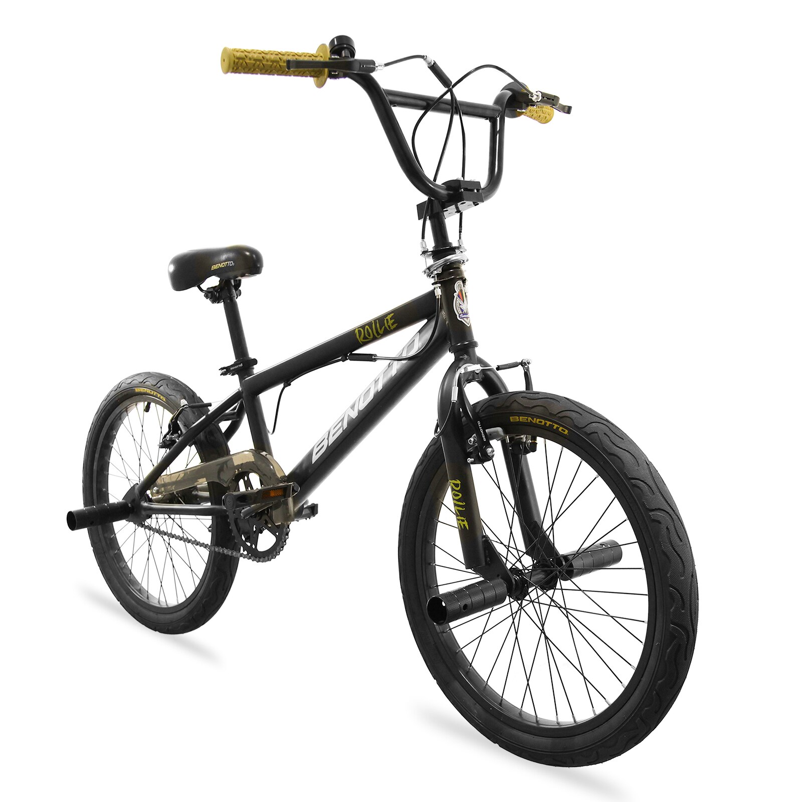 Bicicleta BENOTTO FreeStyle ROLLIE R20Acero 1V. Negro Dorado Ni o