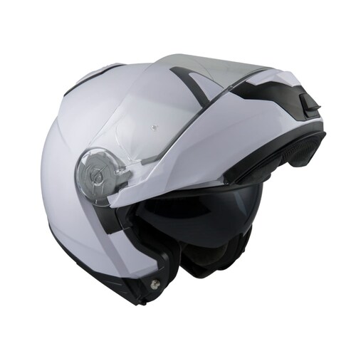 Casco Moto Abatible NZI COMBI 2 DUO Certificado ECE Blanco