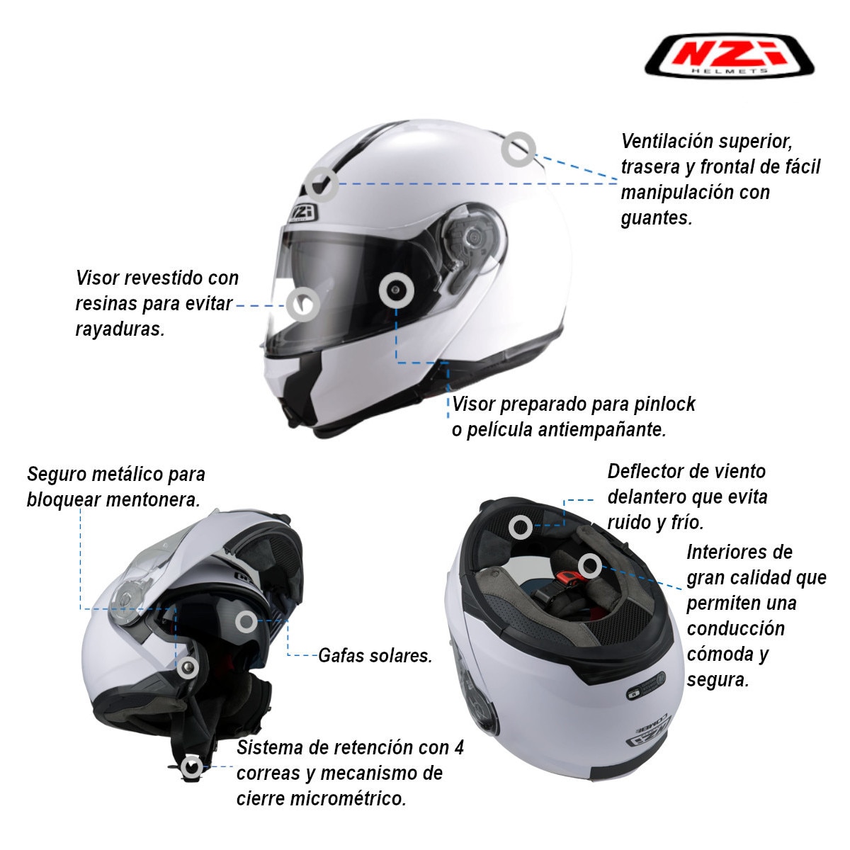 Cascos para discount moto abatible certificado