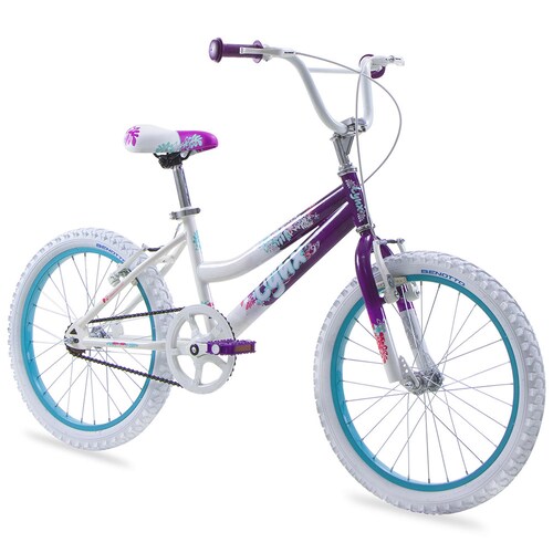Bicicleta LYNX Cross R20 Acero 1V. Morado/Blanco  Niña