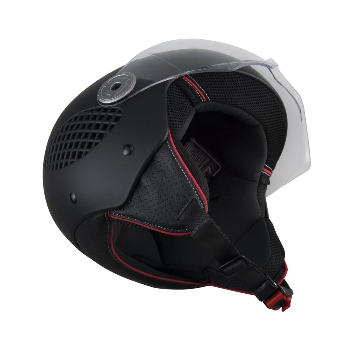 Casco moto con online gafas