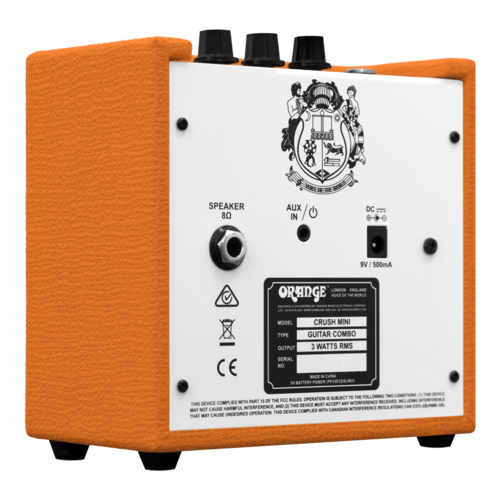 Amplificador Portatil Orange Crush mini.