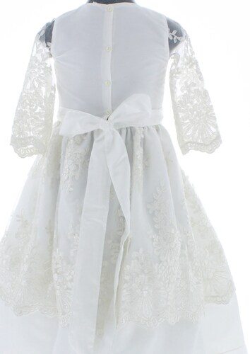 Vestido Primera Comunión o Ceremonia Beige 6 a 16 años 3404.