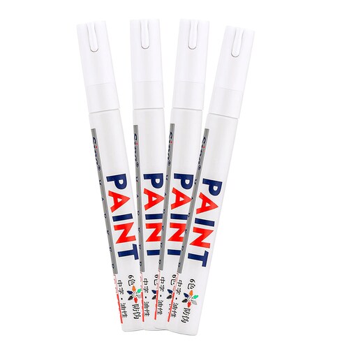 4 Piezas Marcador Plumon Llanta Carro Bici Moto Auto Letras