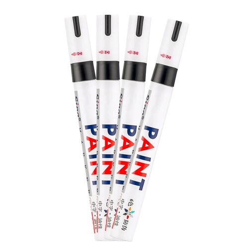 4 Piezas Marcador Plumon Llanta Carro Bici Moto Auto Letras