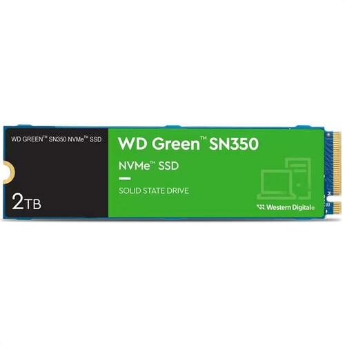 M.2 2280 SSD 2TB Western Digital WD Green SN350 NVMe WDS200T3G0C.