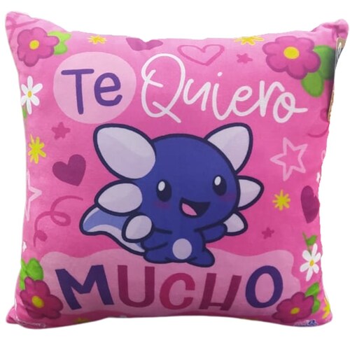 Cojín Decorativo Ajolote Sashoo Te quiero Mucho 36cm Axolotl Regalo Sirenas
