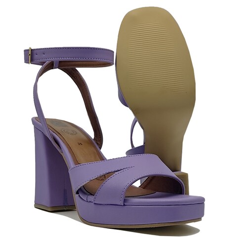 Zapatillas Tacones Morados  EVAG Santorini Mujer 