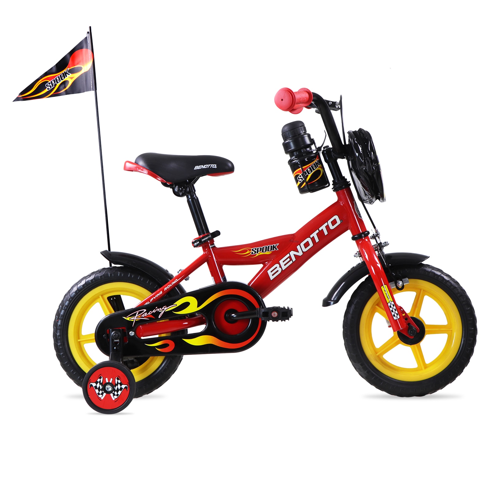 Bicicleta BENOTTO Infantil SPOOK R12Acero 1V. Rojo Ni o