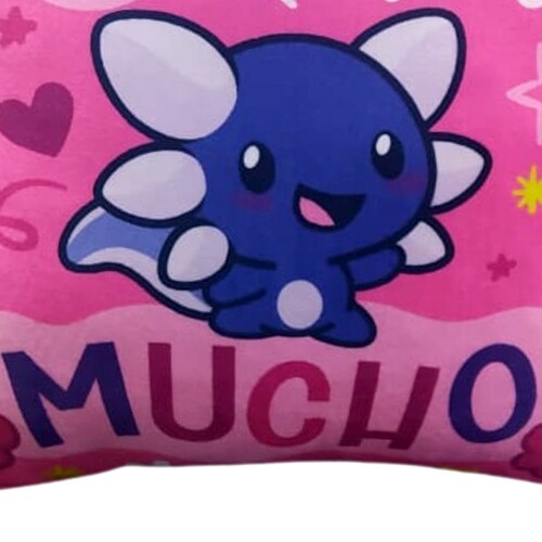 Cojín Decorativo Ajolote Sashoo Te quiero Mucho 36cm Axolotl Regalo Sirenas