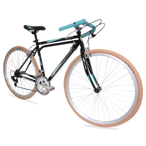 Bicicleta BENOTTO Turismo SUPER TURISMO R28 Acero 12V. Negro/Aqua Hombre