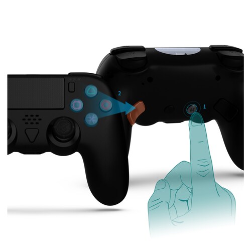 Control LED Bluetooth DOBE Negro (TP4-1401) Compatible PS4