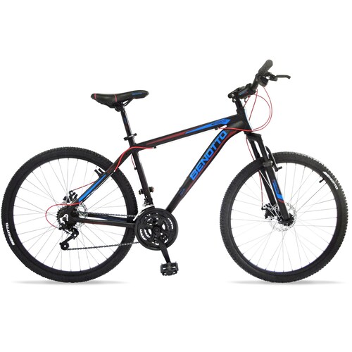 Bicicleta BENOTTO Montaña FS-600 R27.5 Aluminio 21V. Negro