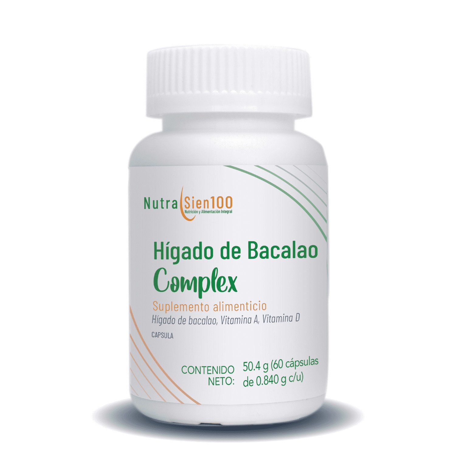 H gado de Bacalao en c psulas Omega 3 calidad premium Vitamina D y