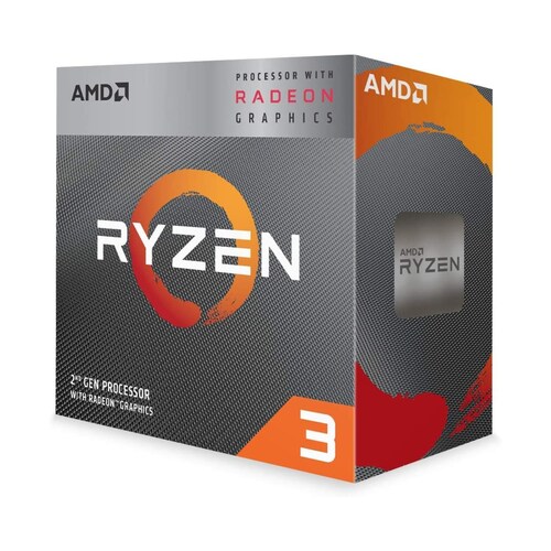 Procesador AMD Ryzen 3 3200G, AM4, 4 Núcleos, hasta 4.0 GHz, incluye Gráficos, incluye Disipador