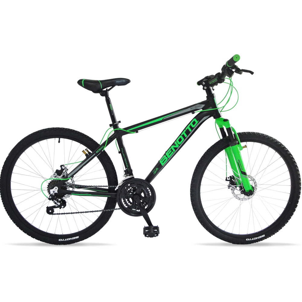 Bicicleta BENOTTO Monta a XC 5000 R26 Aluminio 21V.Negro Verde