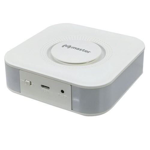 Sistema de Alarma Inteligente Controlable desde App Conexion Wi-Fi Sirena Incorporada Sensores de Puertas Funcion Antimanipulacion y Bateria de Reserva / Master / IOT-ALARMKIT