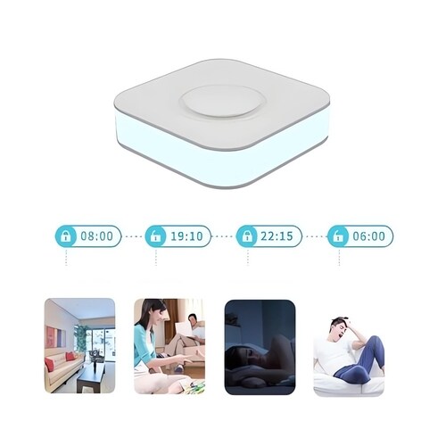 Sistema de Alarma Inteligente Controlable desde App Conexion Wi-Fi Sirena Incorporada Sensores de Puertas Funcion Antimanipulacion y Bateria de Reserva / Master / IOT-ALARMKIT