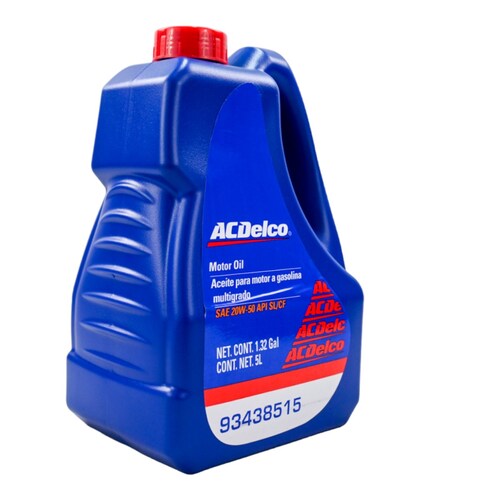Aceite para motor a gasolina multigrado ACDelco original SAE 20w- 50 APISL