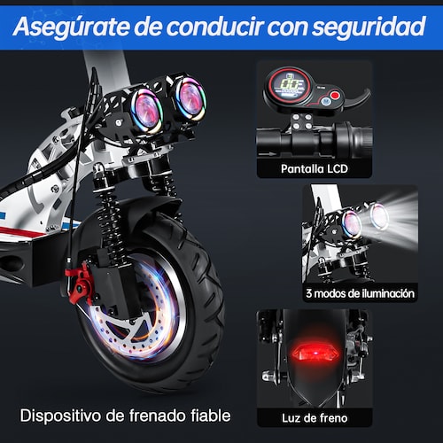 Scooter Eléctrico Honey Whale E4 Blanco