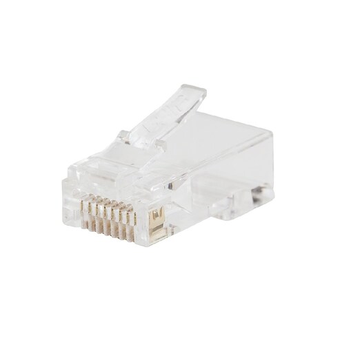 Plug rj45 cat 5e ghia utp 100 pzas caja redes conectores cable mac internet pc laptop seguridad
