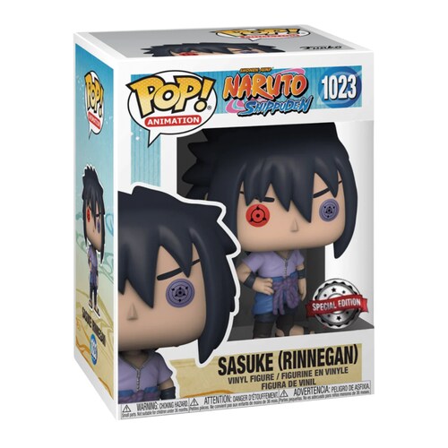 Funko Pop Sasuke Uchiha Rinnegan #1023 Naruto Shippuden Anime Original