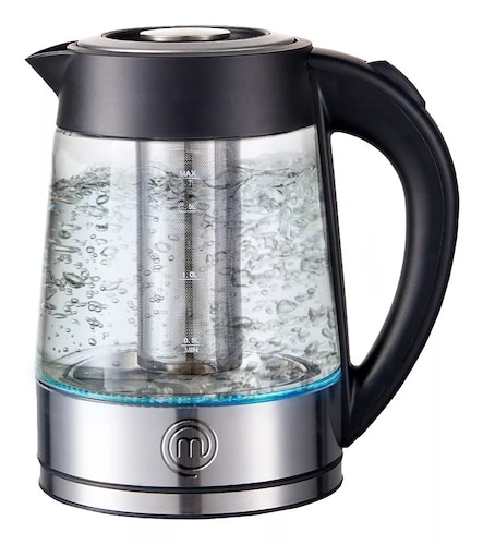 Tetera Eléctrica Fuse Con Infusor 1.7 Lt Acero Masterchef MK-K20F