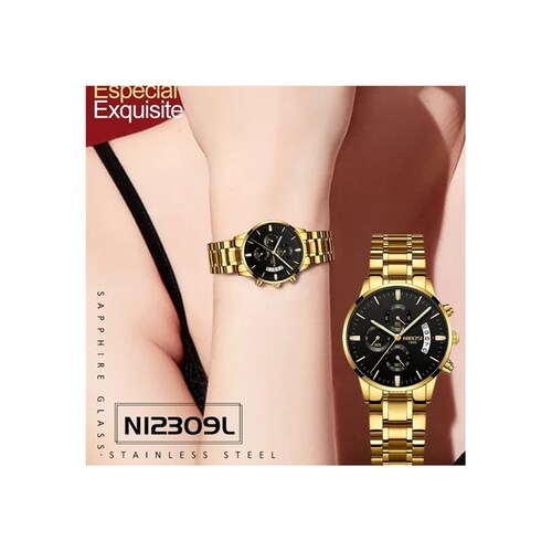 Relojes de Marca Reloj Para Mujer Relogio Feminino Dourado Joyeria Fina de  Moda