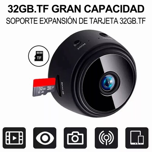 Mini Cámaras De Seguridad Wifi Inalambrico Vigilancia Hd