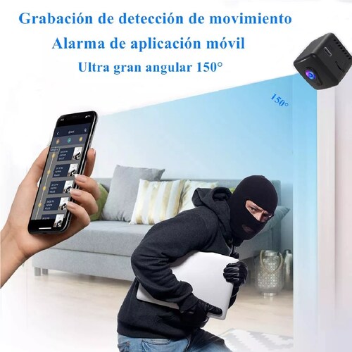 Mini Cámara Espía 1080p Wifi Con Batería Recargable 7 Horas