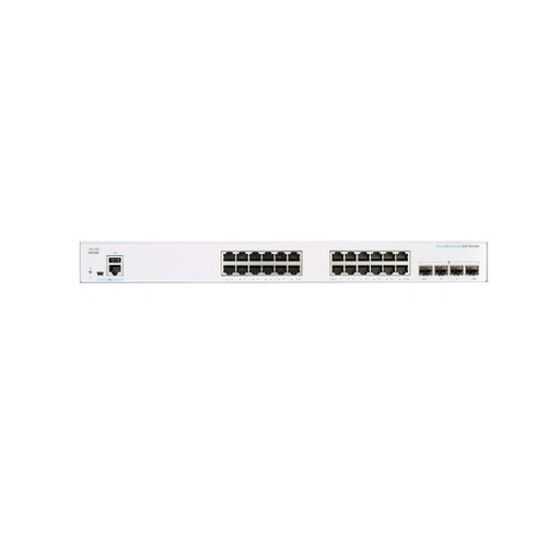 Switch CISCO CBS350-24T-4X-NA , Blanco, 24 