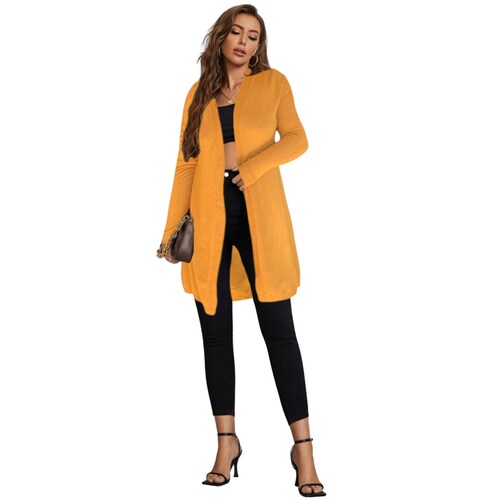 Suéter Mujer Moda Sweater Dama Abierto Tejido Punto Diseño Colorido