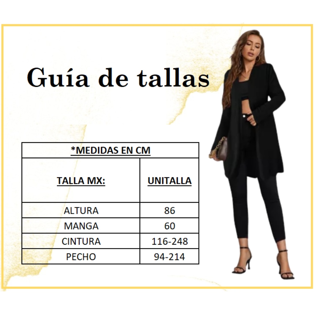 Tallas de sueter online para mujer