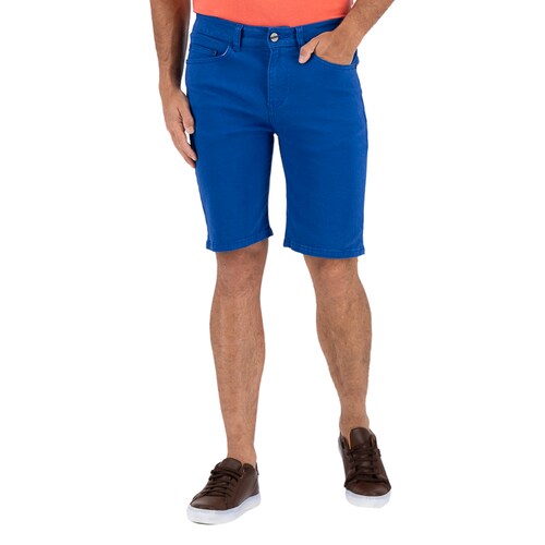 Bermuda De Mezclilla Para Holstone Hombre - Azul Capri