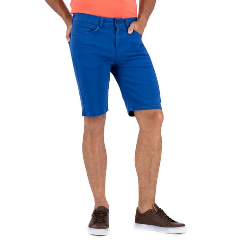 Bermuda De Mezclilla Para Holstone Hombre - Azul Capri