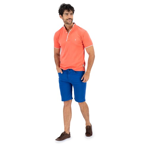 Bermuda De Mezclilla Para Holstone Hombre - Azul Capri