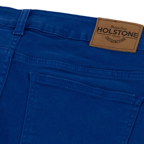 Bermuda De Mezclilla Para Holstone Hombre - Azul Capri