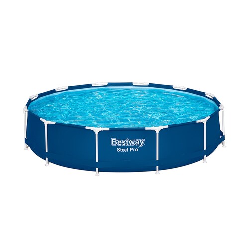 Alberca Estructural Redonda Bestway 366 Cm Con Bomba 6473 L.