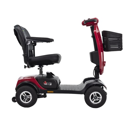 Silla De Ruedas Scooter Ligero Desmontable 4 Ruedas Rojo SCACES1PLMS Medical Store 