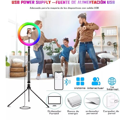 Aro De Luz Profesional Maquillaje Led Iluminacion Fotografia