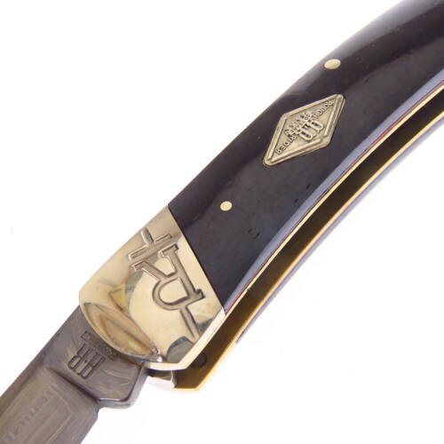 Rr1775 Rough Rider Navaja Large Moose Jumbo Titanium Hueso