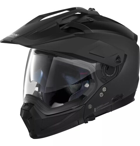 CASCO NOLAN N70-2 X NEGRO MATE MODULAR DOBLE PROPOSITO 100% ITALIANO