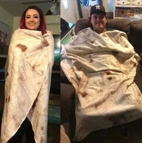 Cobija De Burrito Tortilla 2 Metros 
