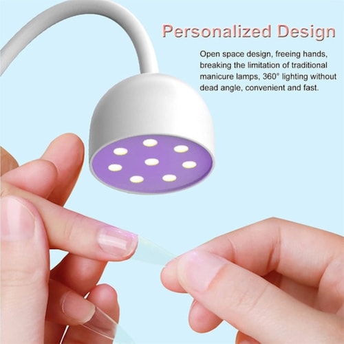 Lámpara De Uñas Uv Led 24w Secadora Uv Uñas Portátil
