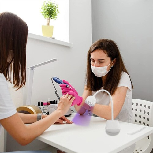Lámpara De Uñas Uv Led 24w Secadora Uv Uñas Portátil