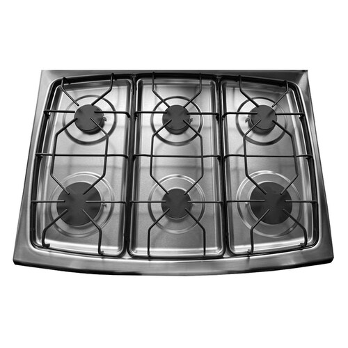Estufa de Piso Koblenz EK-24N 30" 6 Quemadores Marsella Negra