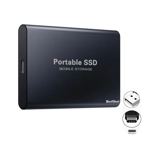 Disco Duro Portátil Mini 4 TB, MXMDD-001-5, 4TB, Negro, 30 MB/s, 37 MB/s, USB-A, USB-C,, SolidMiniDisc