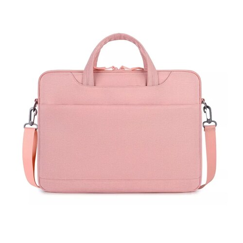 Bolsa Para Laptop 15.6 Pulgada Maletín Impermeable Portatil Rosa