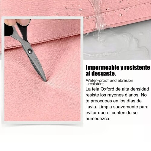 Bolsa Para Laptop 15.6 Pulgada Maletín Impermeable Portatil Rosa